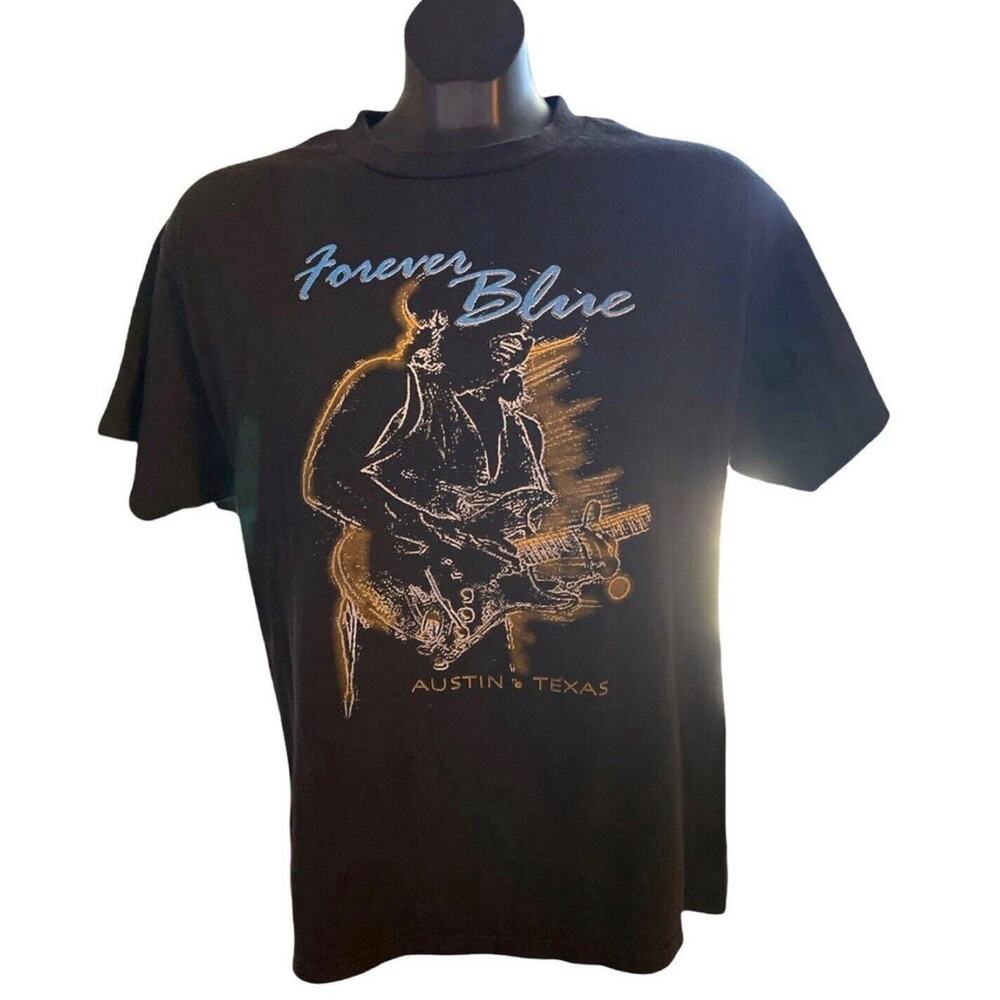 “Forever Blue” Austin, Texas Graphic T-Shirt - Size Medium